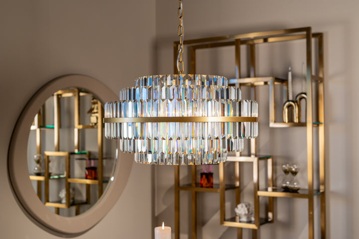 Wall cabinet Magnus brushed gold