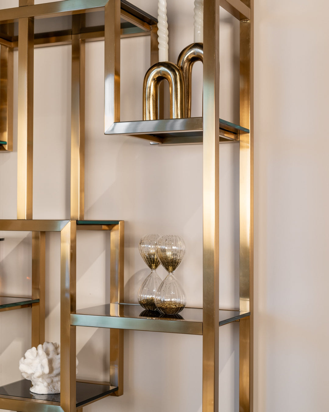 Wall cabinet Magnus brushed gold