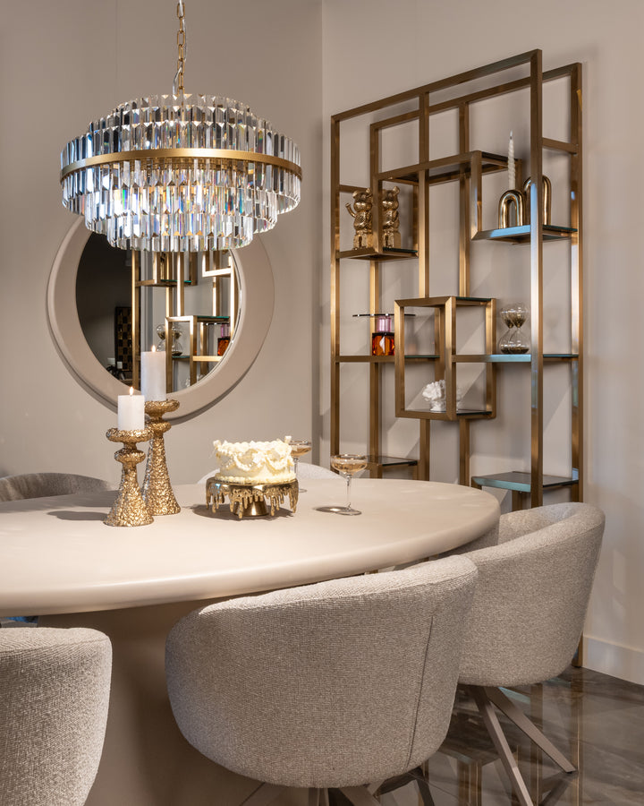 Wall cabinet Magnus brushed gold