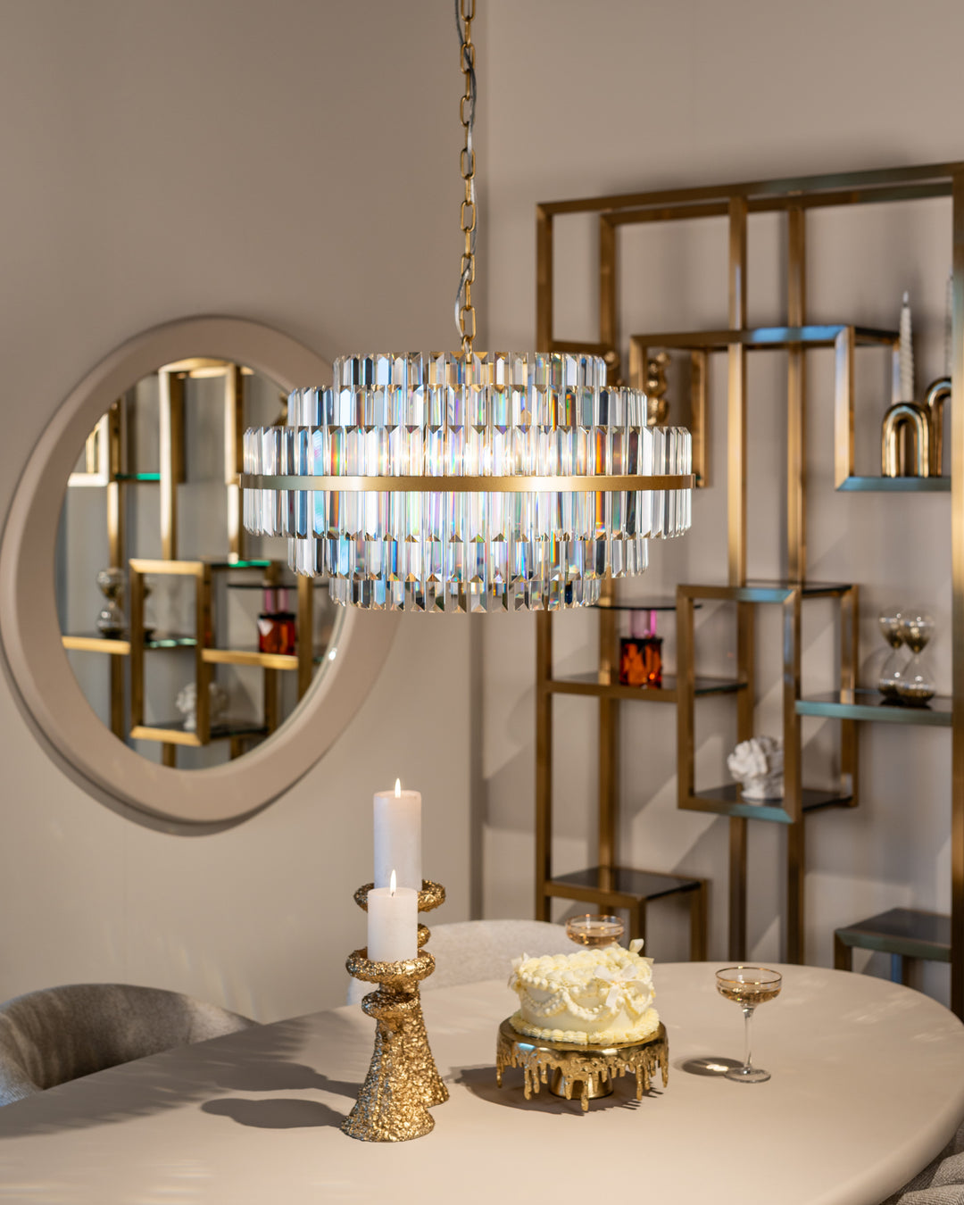 Eetkamerstoel Olivia biscotti swivel