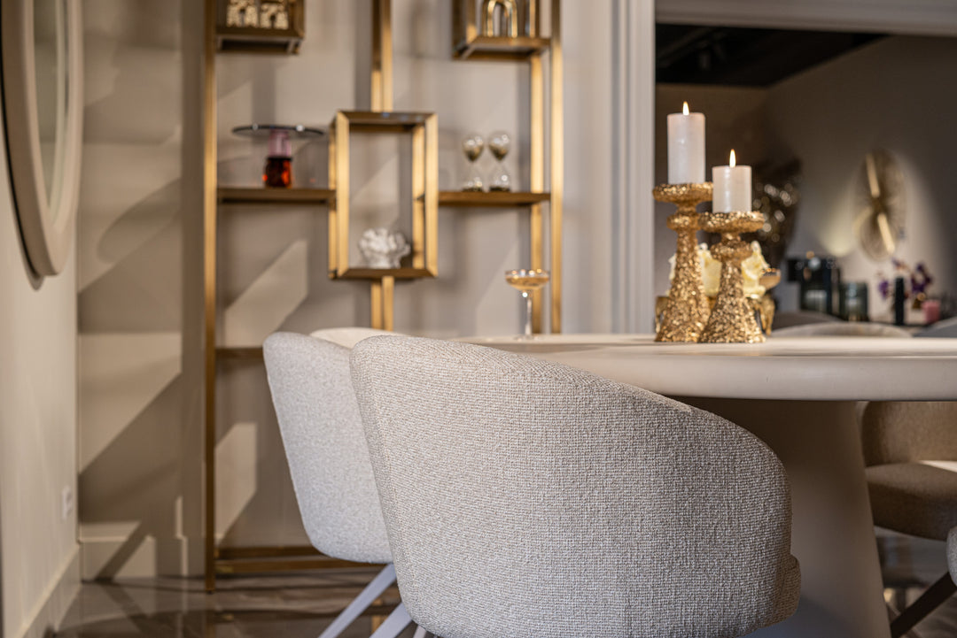 Eetkamerstoel Olivia biscotti swivel