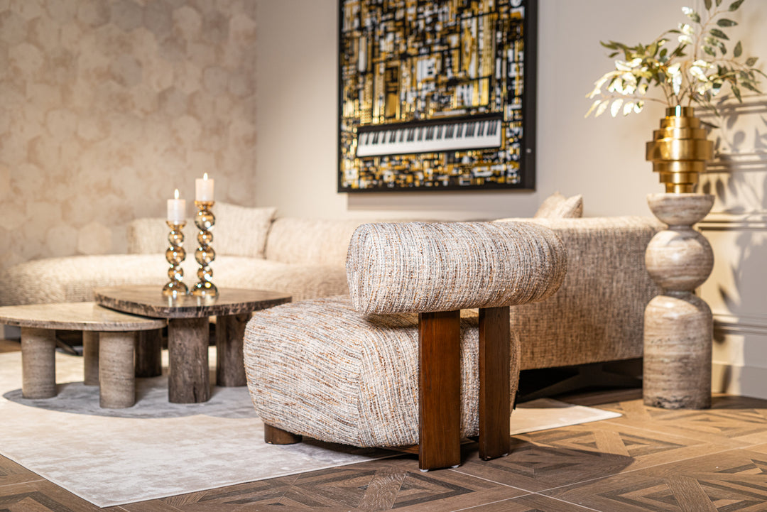Lounge-Sessel Arabella greige coco