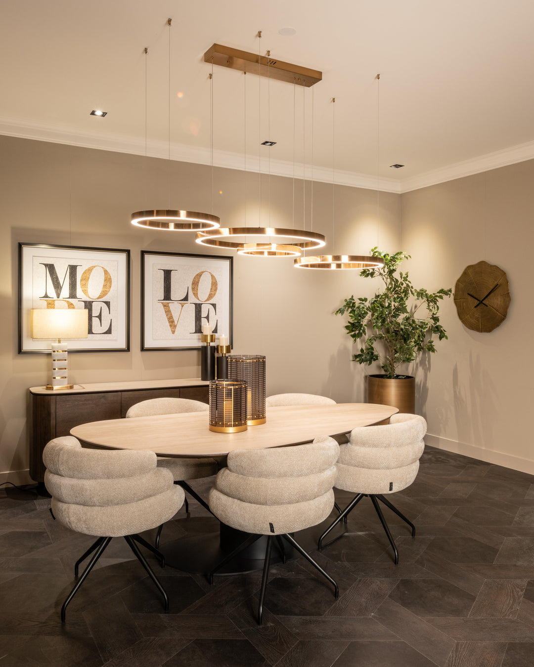 Ritz dining table beige