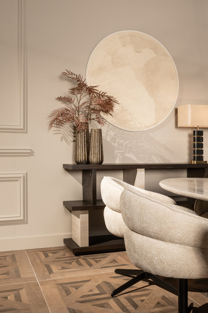 Dining room chair Kayla cream unicorn swivel
