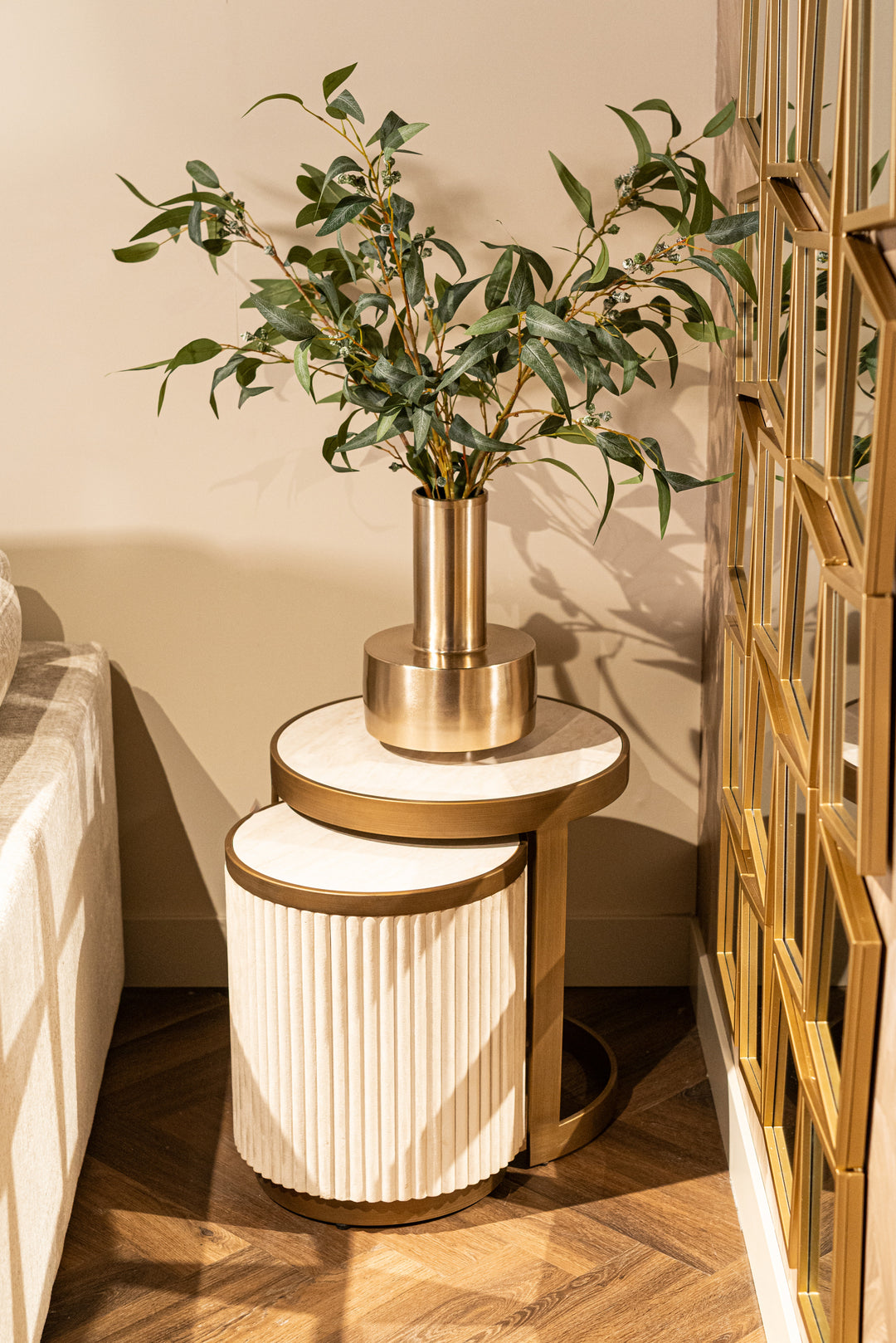 Side table Tivoli white (Set of 2)