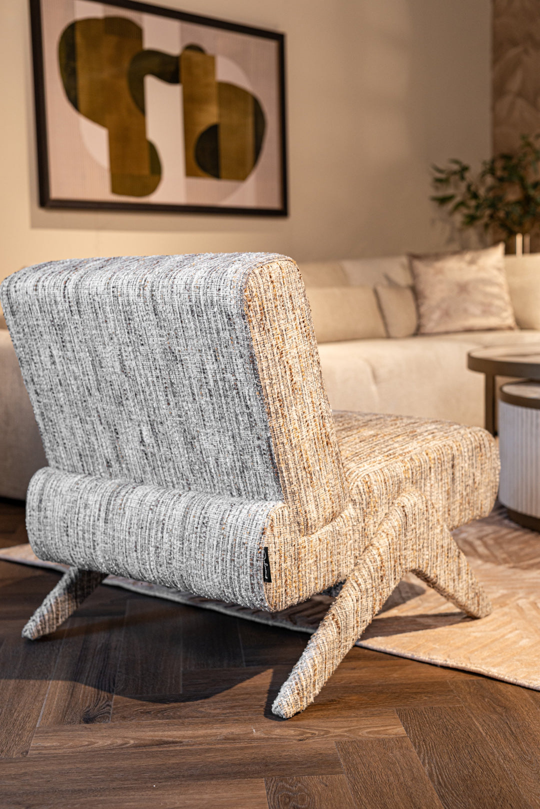 Lounge chair Lexi greige coco