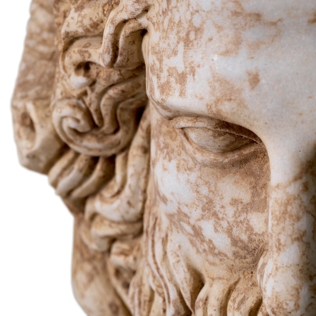 Eichholtz Buste Zeus Marble Antique Look