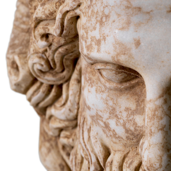 Eichholtz Buste Zeus Marble Antique Look