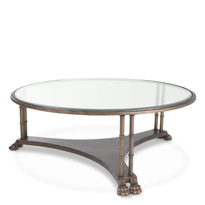 Eichholtz Salontafel Lioness Bronze Bevelled Glass