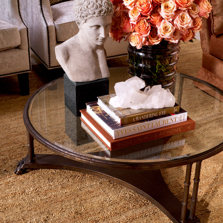 Eichholtz Salontafel Lioness Bronze Bevelled Glass