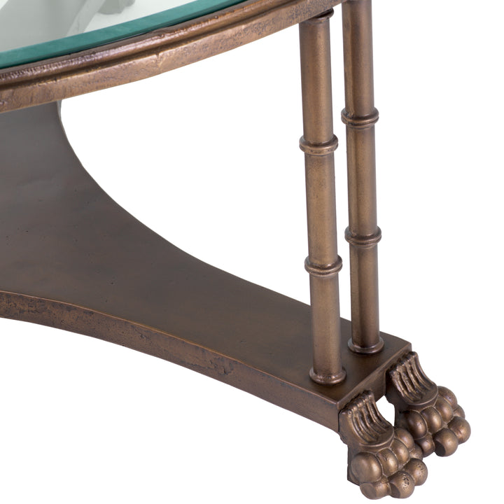 Eichholtz Salontafel Lioness Bronze Bevelled Glass