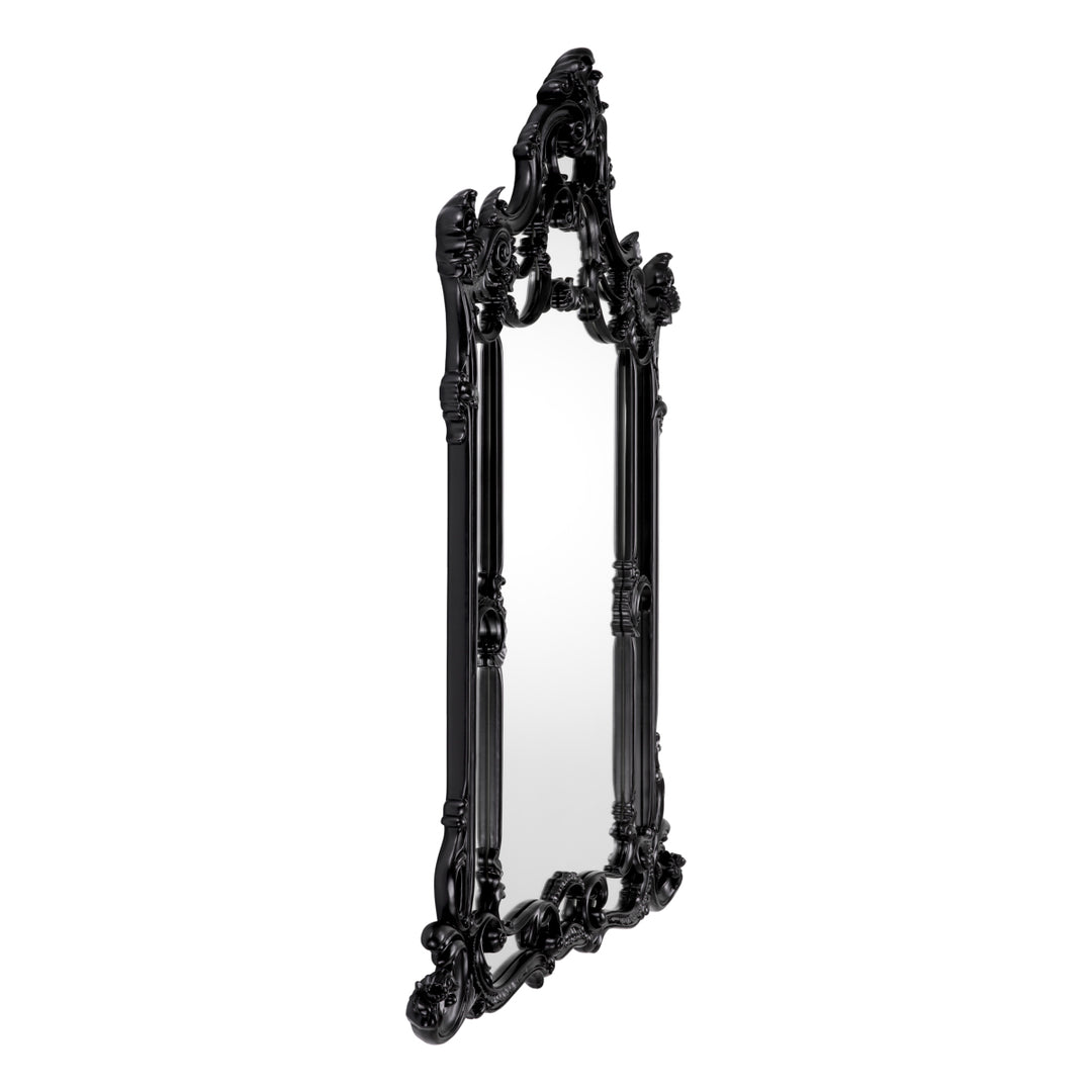 Eichholtz Spiegel Chippendale Black Bevelled Mirror Glass