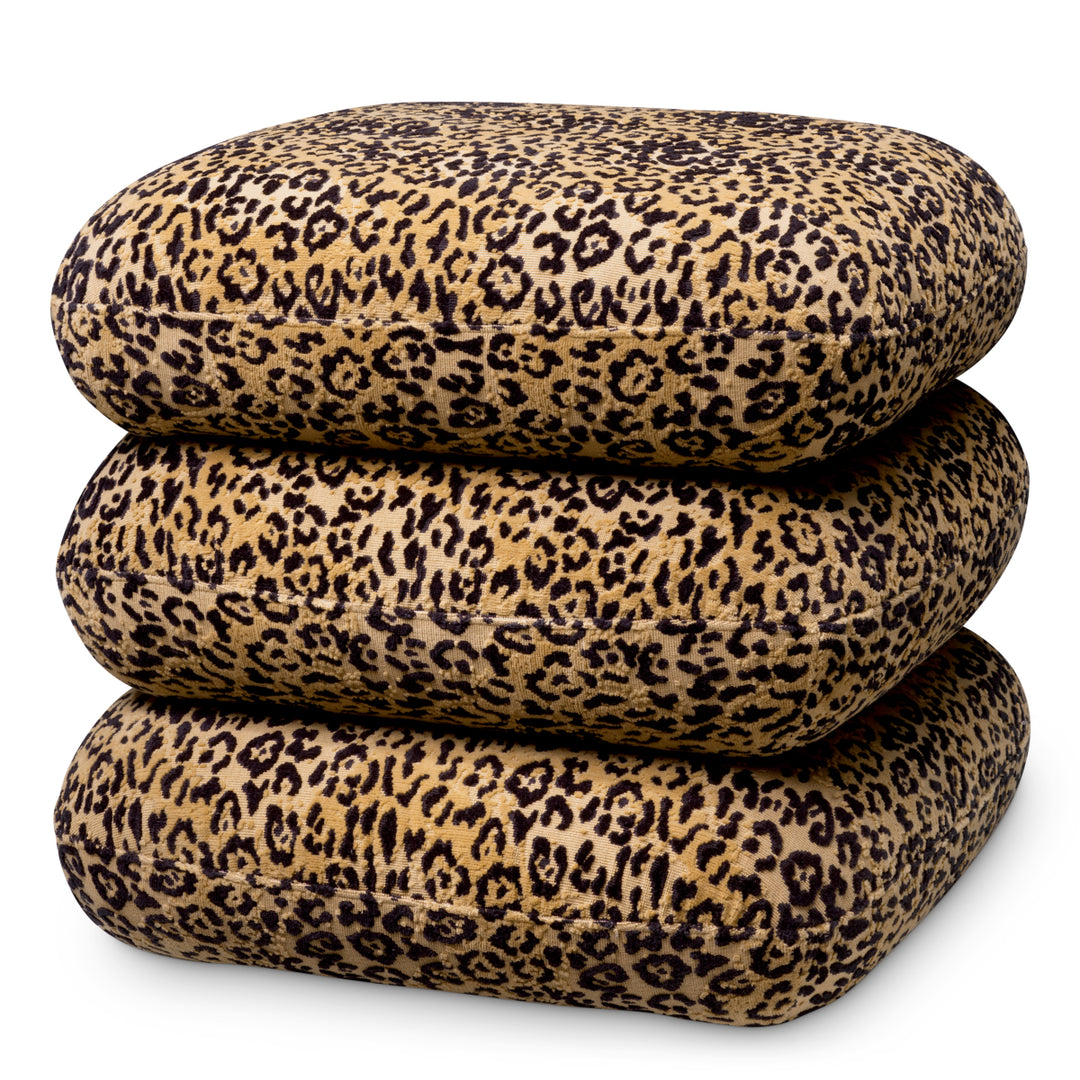 Eichholtz Ottoman Greenwich Bernard Leopard – afbeelding 1