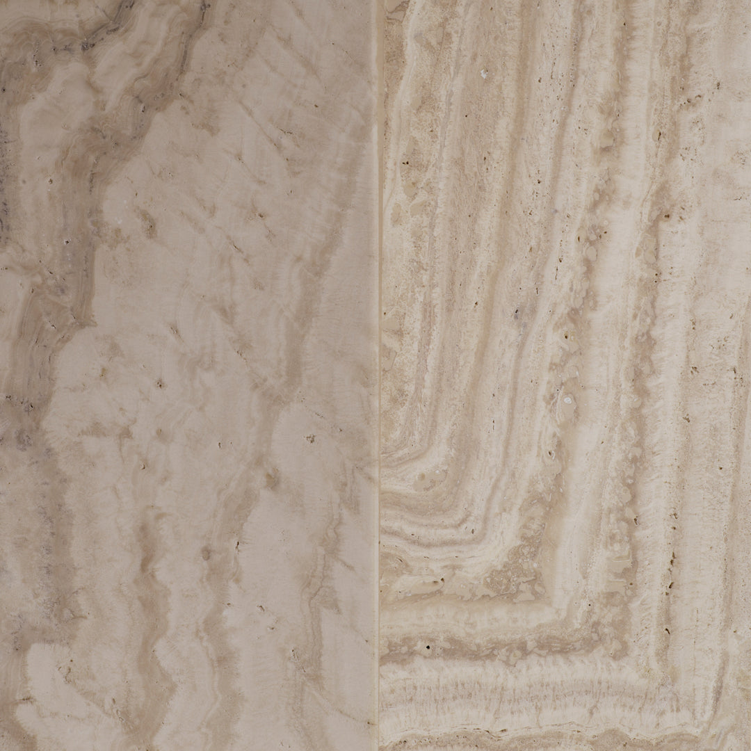 Eichholtz Eettafel Piazza Travertine Vierkant 120 cm