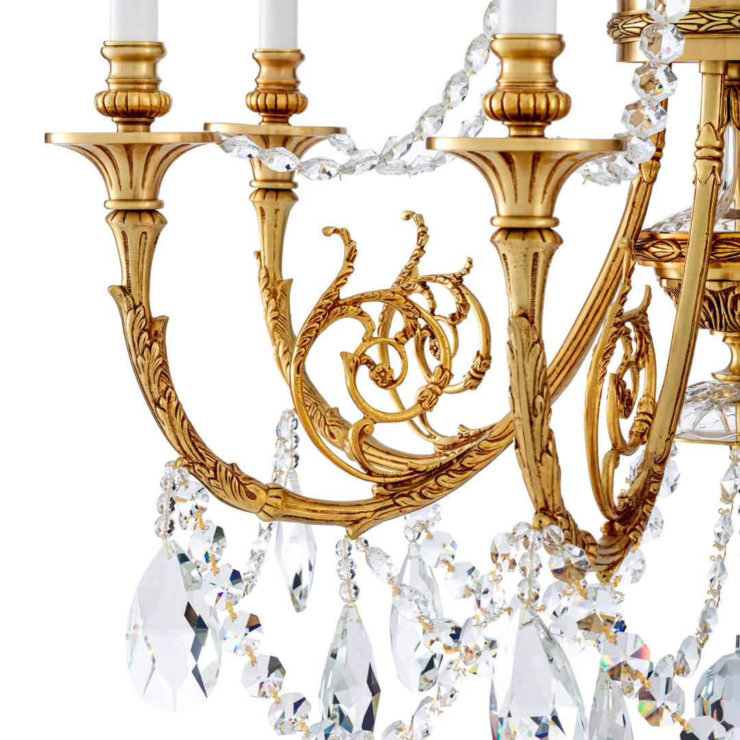 Eichholtz Chandelier Duvaux Antique Gold