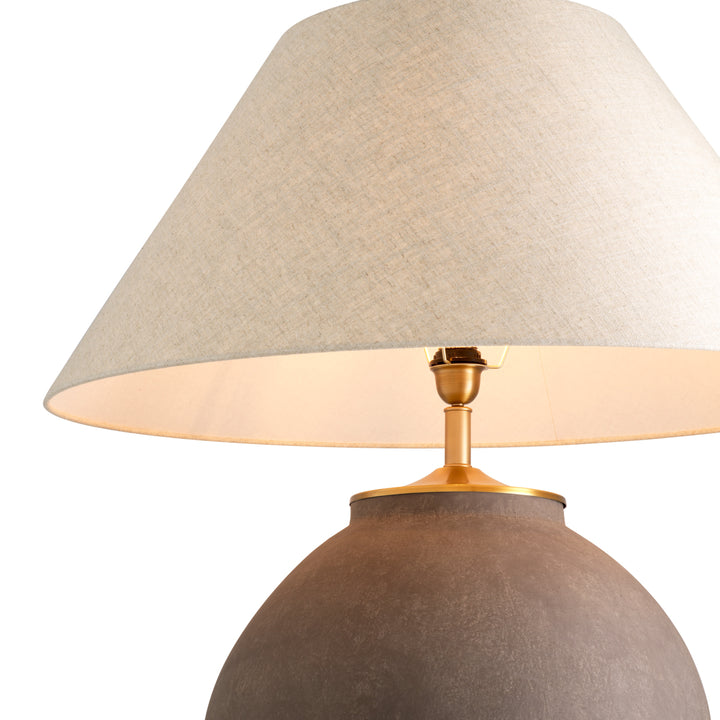 Eichholtz Tafellamp Moon Jar Taupe