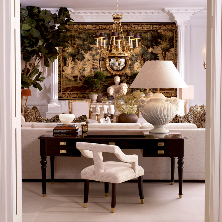 Eichholtz Tafellamp Antonine Antique Look Brushed Brass