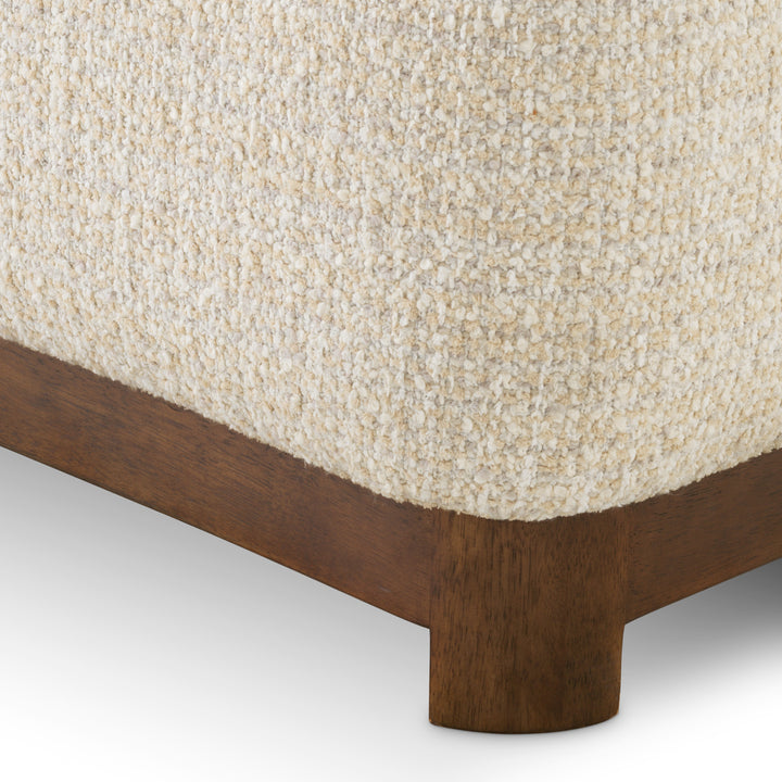 Eichholtz Bank Stelvio Winslow Chenille Beige Walnut