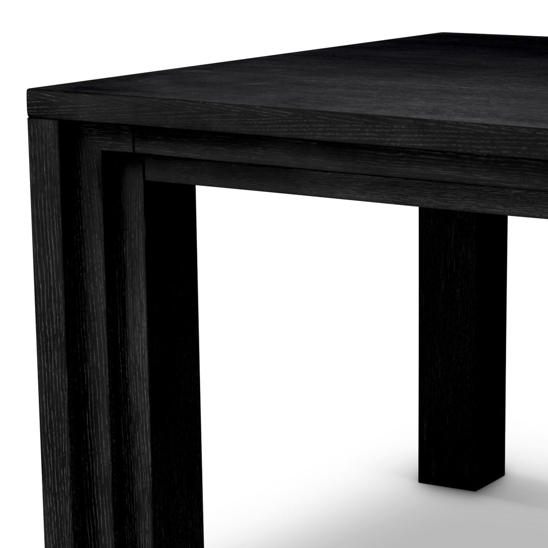 Eichholtz Eettafel Metropolitan Black Open Grain