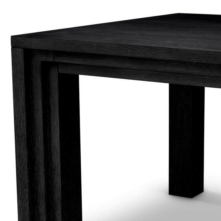 Eichholtz Eettafel Metropolitan Black Open Grain