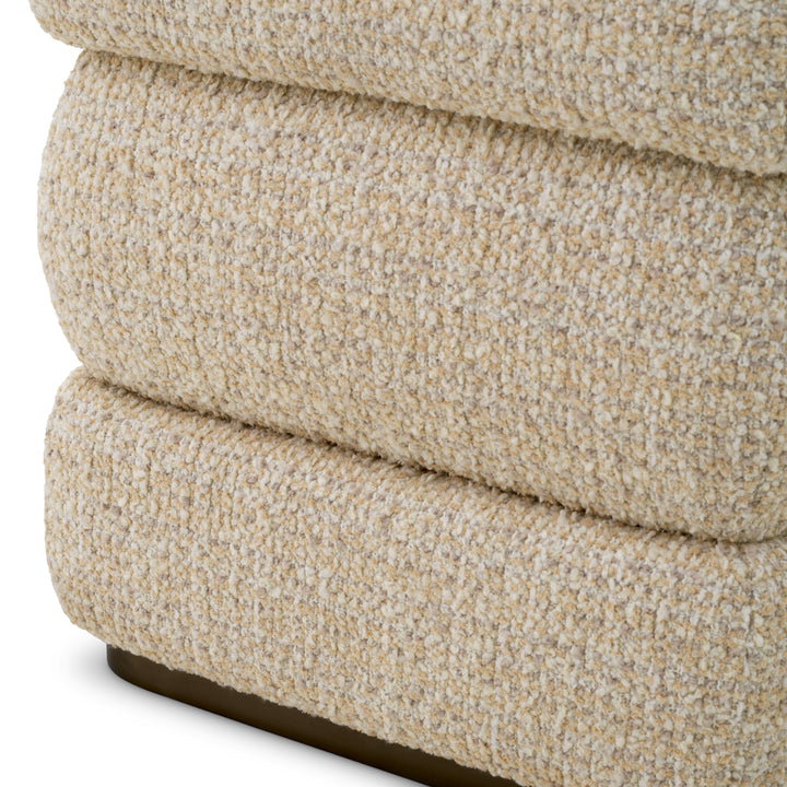 Eichholtz Ottoman Fifth Winslow chenille beige – afbeelding 6