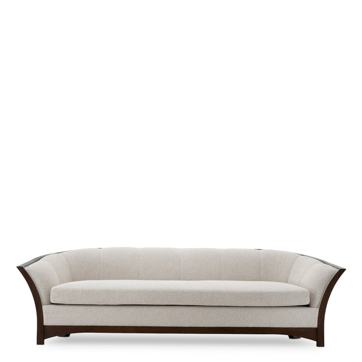 Eichholtz Bank Bleecker Palmer Beige Mahogany Look