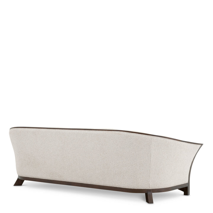 Eichholtz Bank Bleecker Palmer Beige Mahogany Look