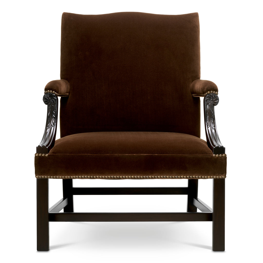 Eichholtz Fauteuil Elisha Sonoma Brown Velvet