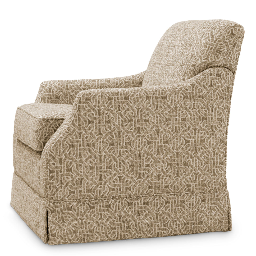 Eichholtz Draai fauteuil Madison Frieze Jacquard Beige
