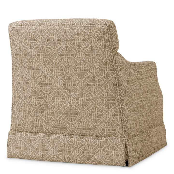 Eichholtz Draai fauteuil Madison Frieze Jacquard Beige