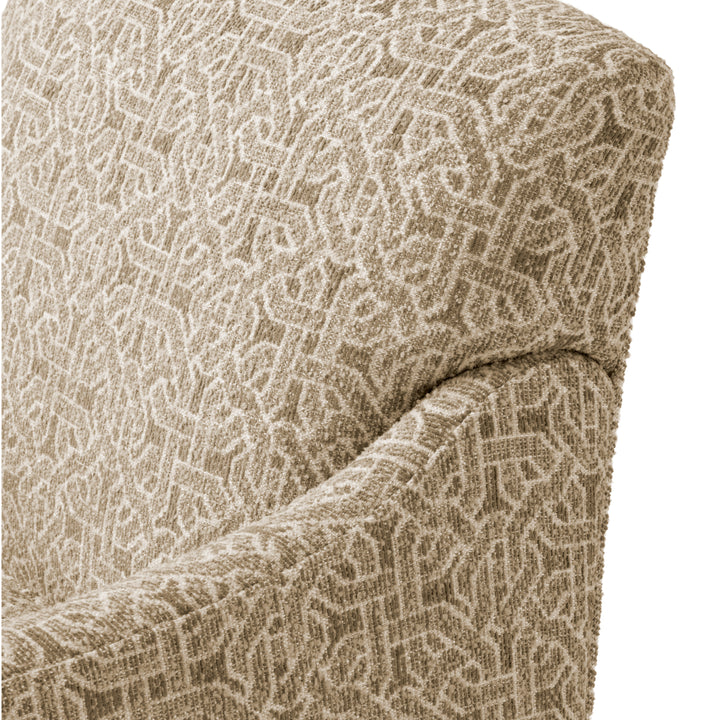 Eichholtz Draai fauteuil Madison Frieze Jacquard Beige
