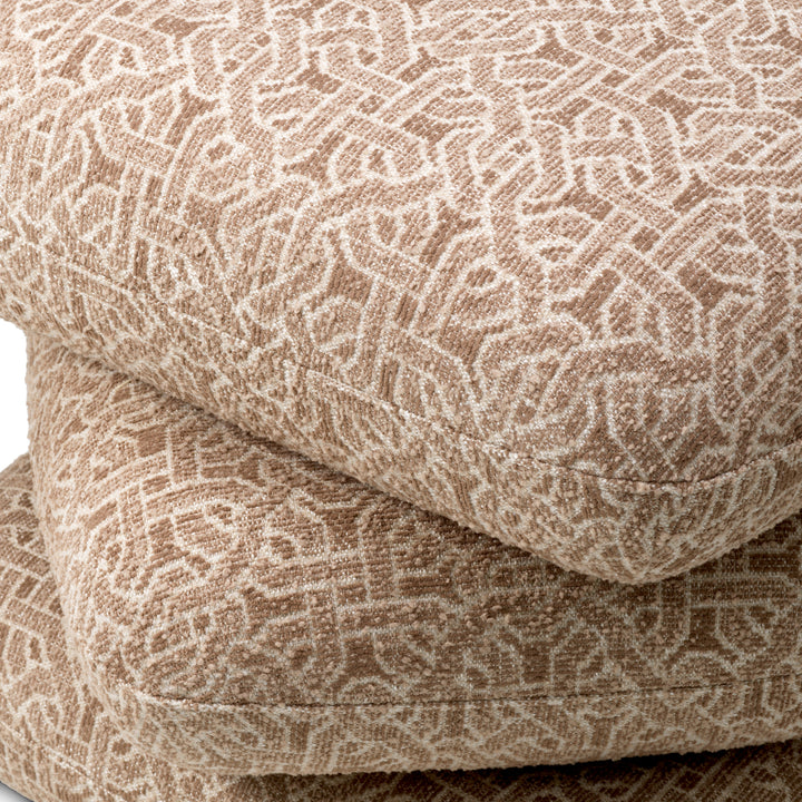 Eichholtz Ottoman Greenwich Frieze jacquard beige