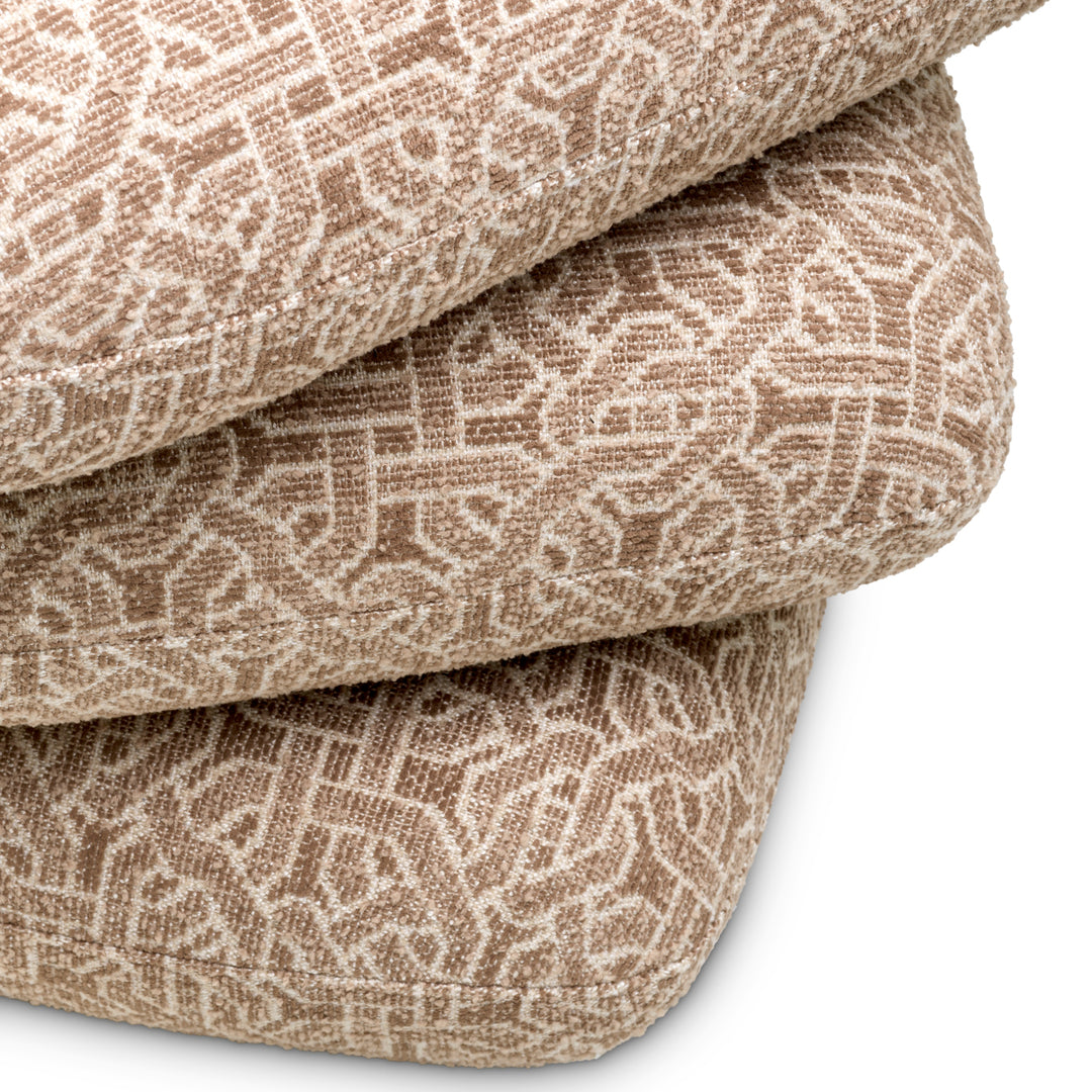 Eichholtz Ottoman Greenwich Frieze jacquard beige