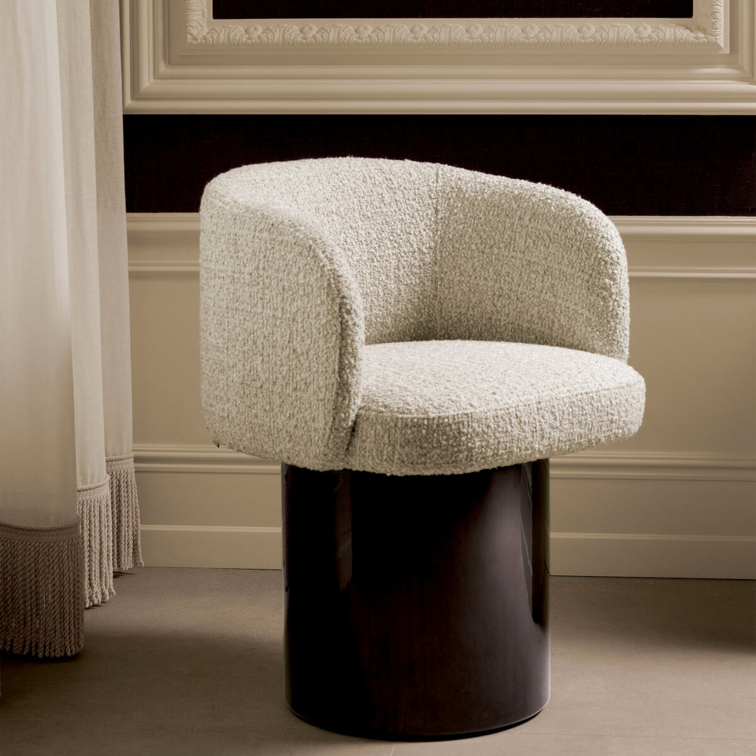 Eichholtz Eetkamerstoel Marly Chenille Beige