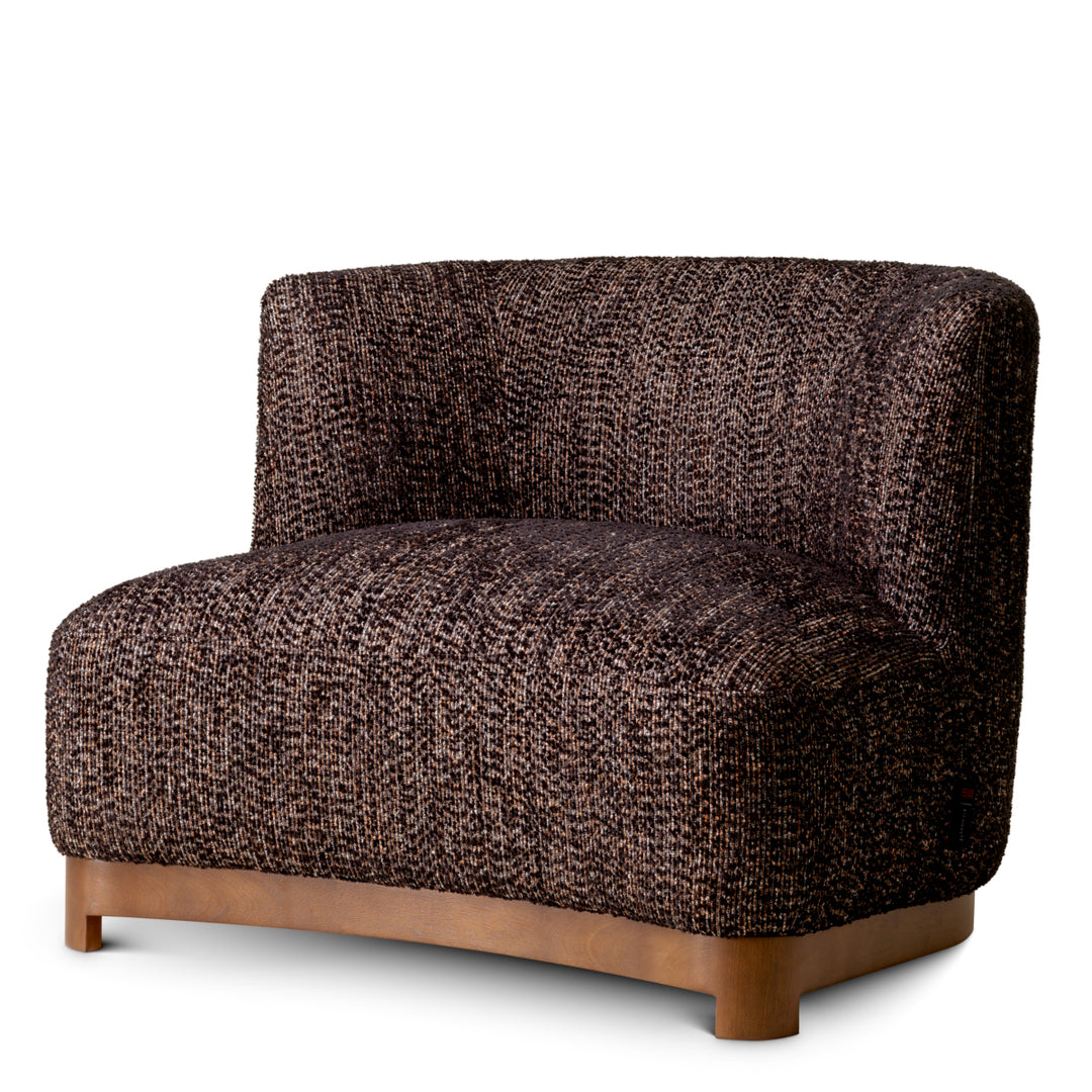 Eichholtz Fauteuil Stelvio Norman Bouclé Black