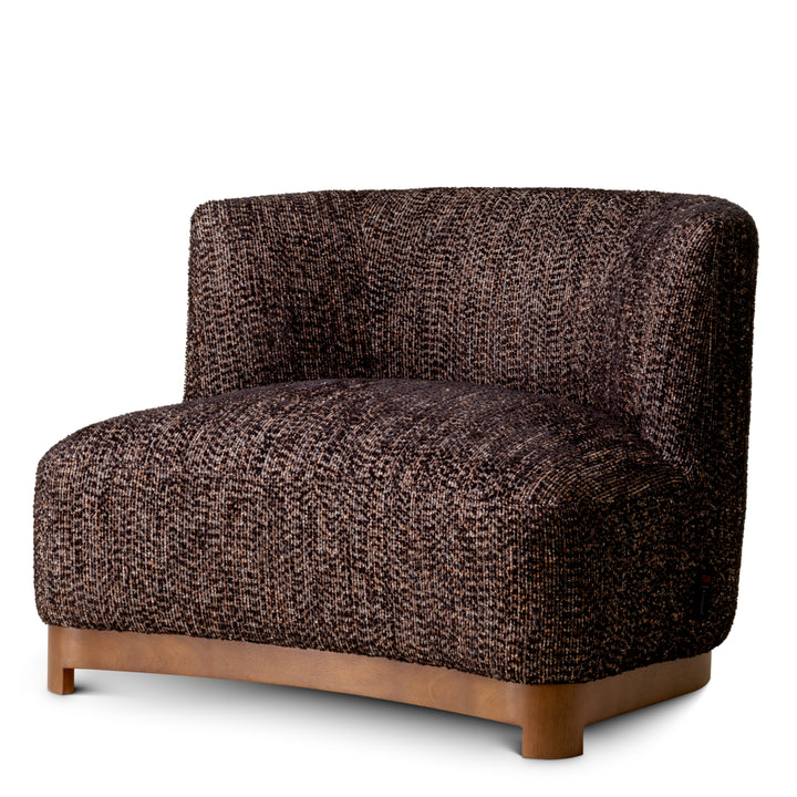 Eichholtz Fauteuil Stelvio Norman Bouclé Black