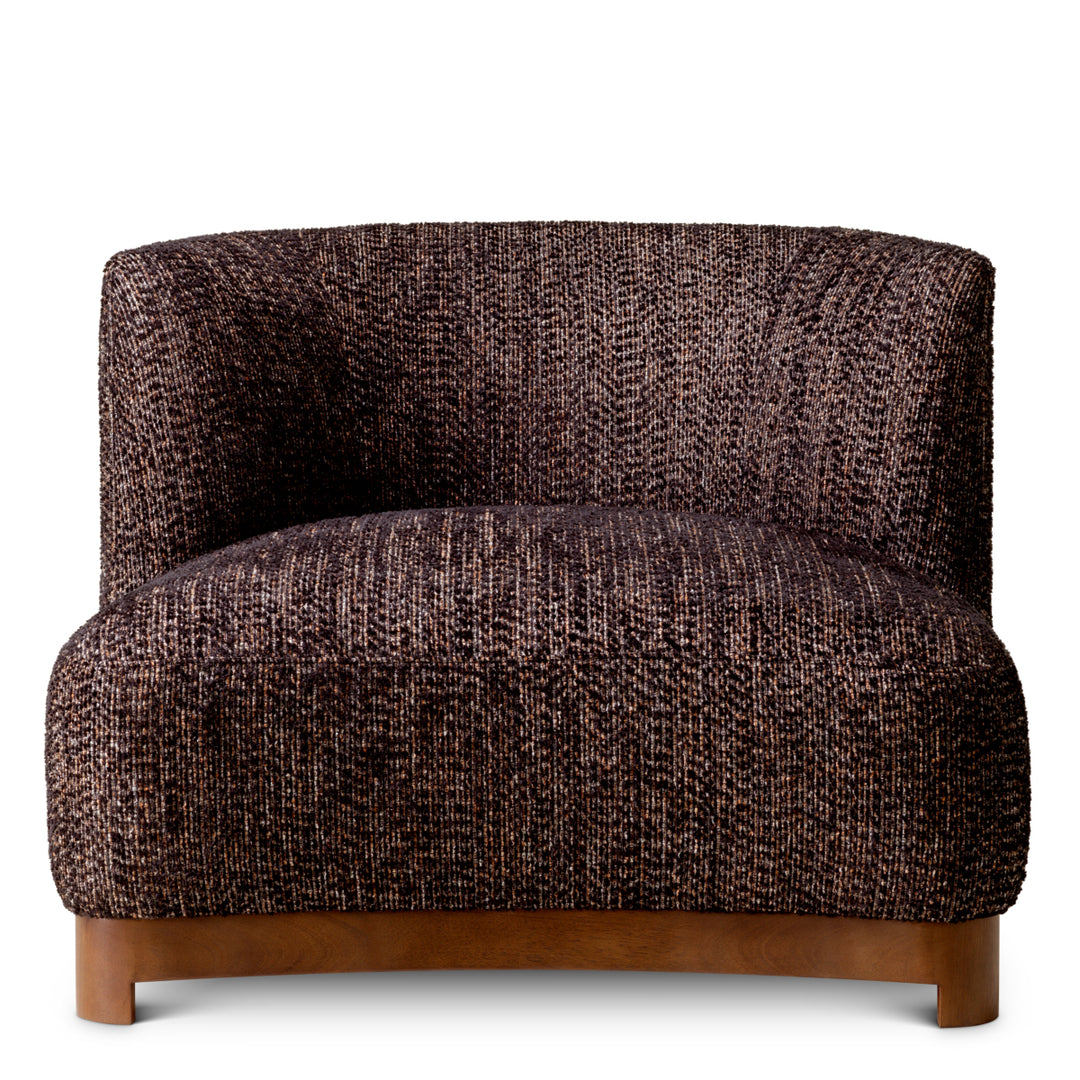 Eichholtz Fauteuil Stelvio Norman Bouclé Black