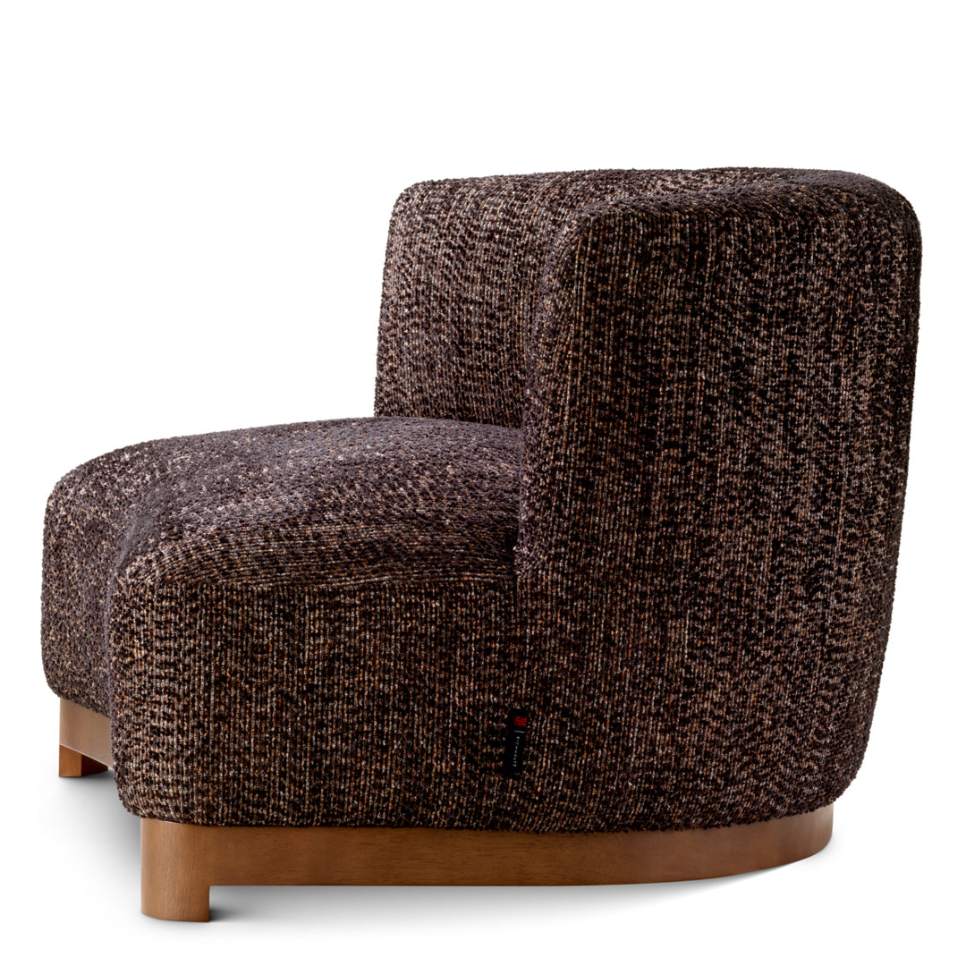 Eichholtz Fauteuil Stelvio Norman Bouclé Black