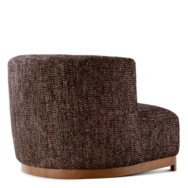 Eichholtz Fauteuil Stelvio Norman Bouclé Black