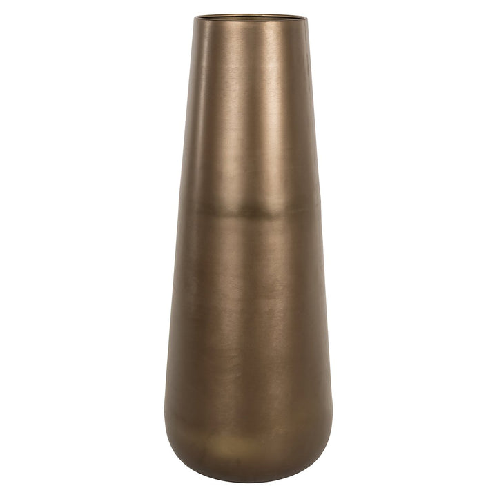 Kenza small antique brass vase