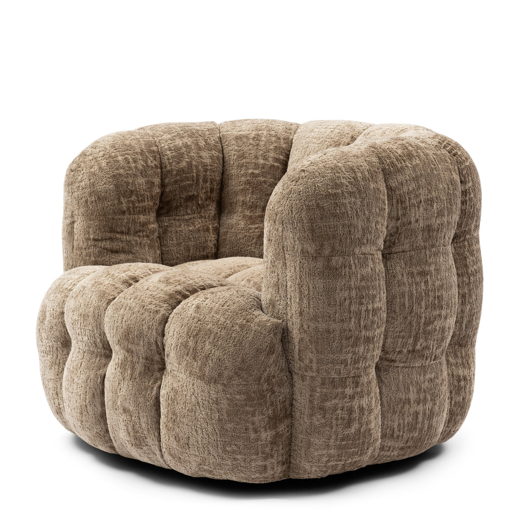 Rivièra Maison Arosa Draaifauteuil Taupe