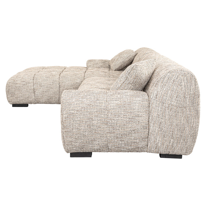 Sofa Hazel 3-seater + lounge left trendy nature