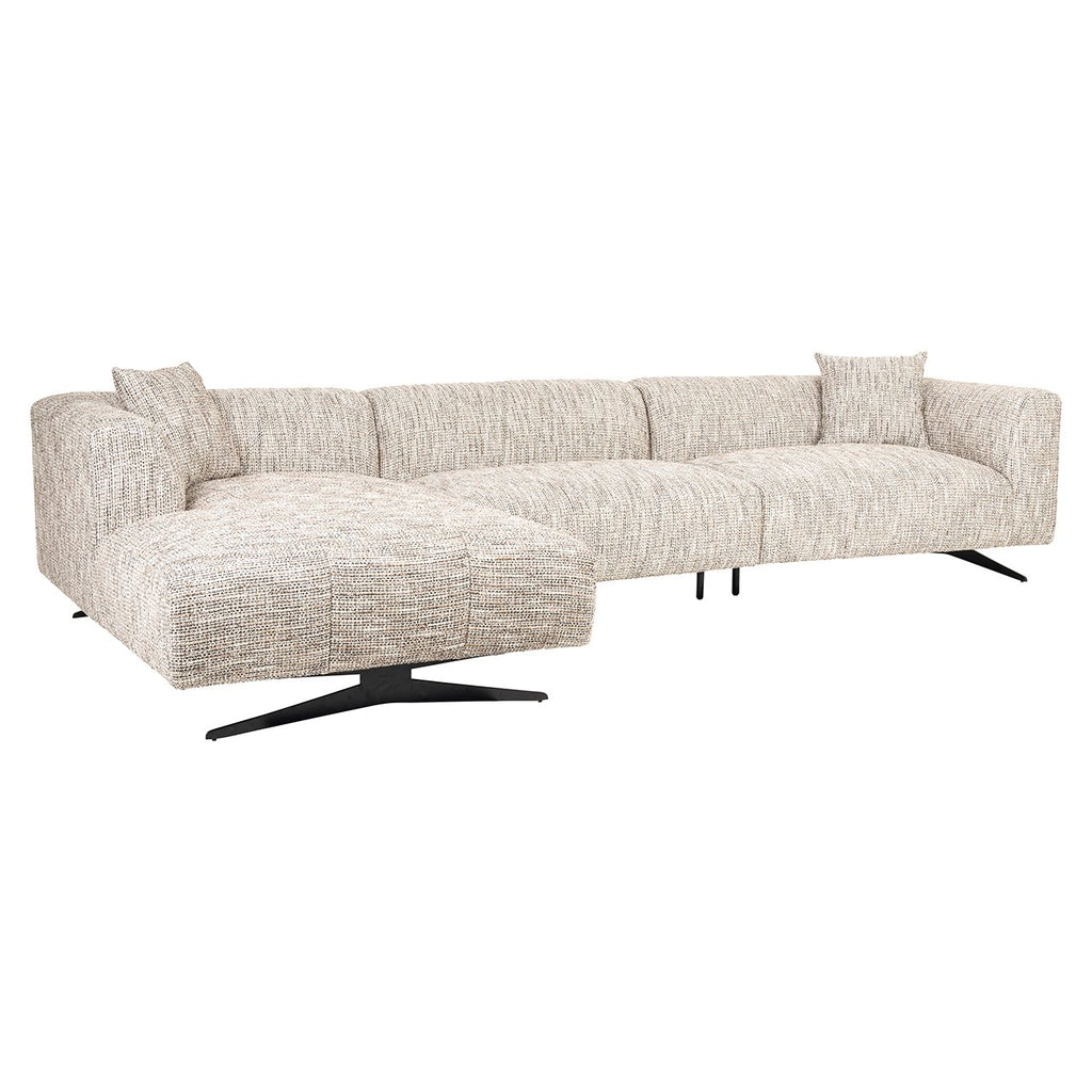Sofa Hoxton 3-seater + lounge left (Be Trendy 01 Nature)