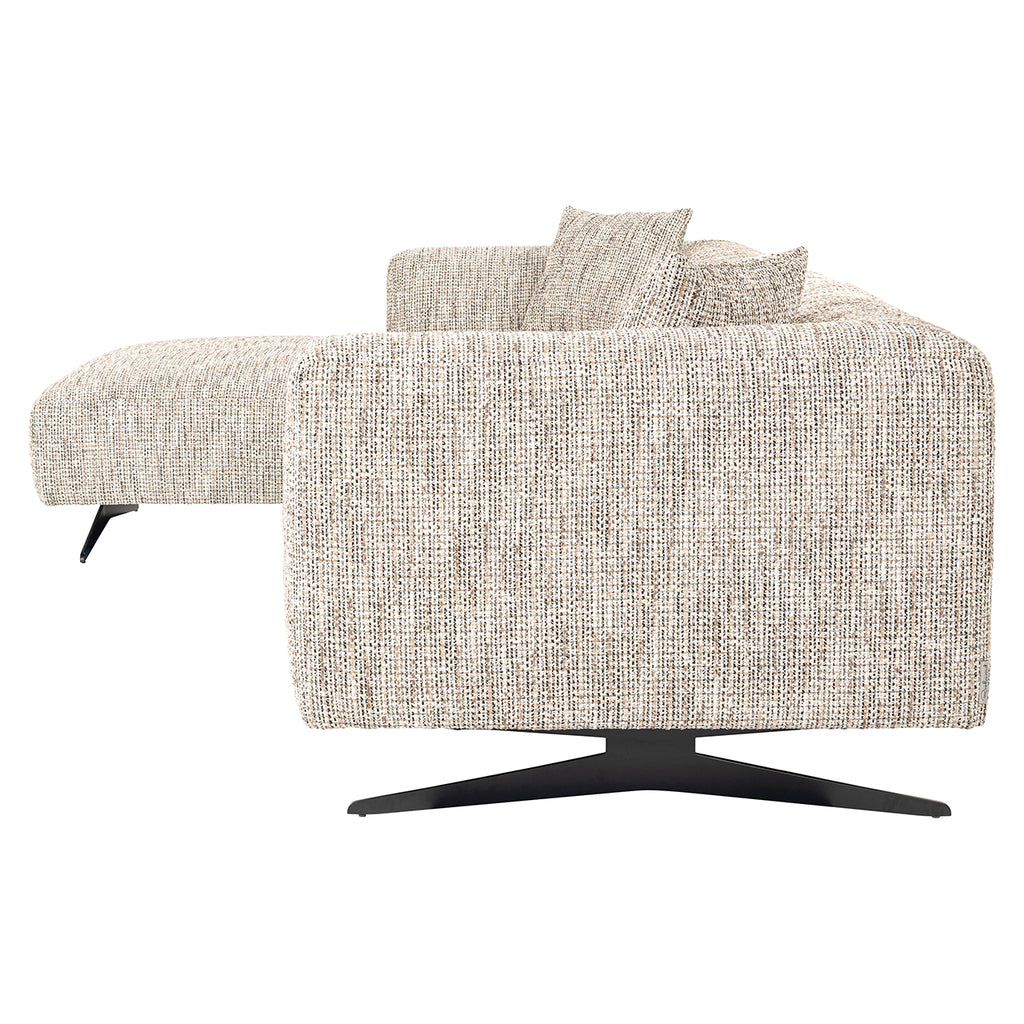 Sofa Hoxton 3-seater + lounge left (Be Trendy 01 Nature)