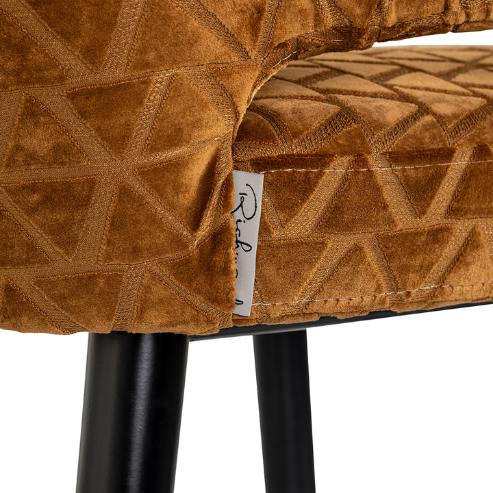Bar stool Indigo gold triangle (Triangle 2013 old gold)
