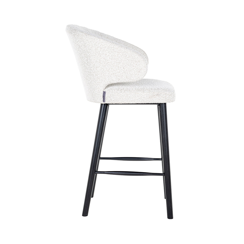 Bar stool Indigo white bouclé (Copenhagen 900 Bouclé White)