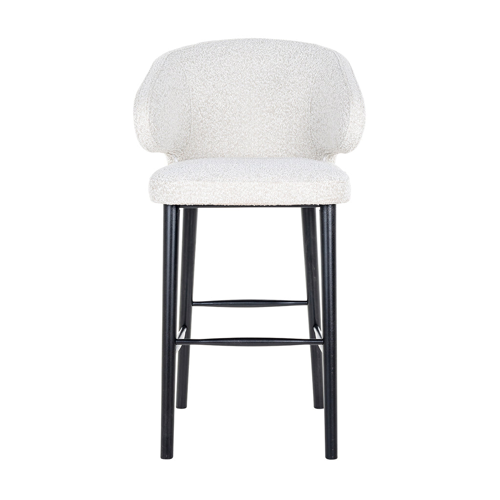 Bar stool Indigo white bouclé (Copenhagen 900 Bouclé White)