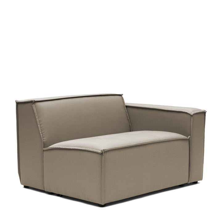 Bellagio Ecksofa für den Außenbereich, rechts, Eiche