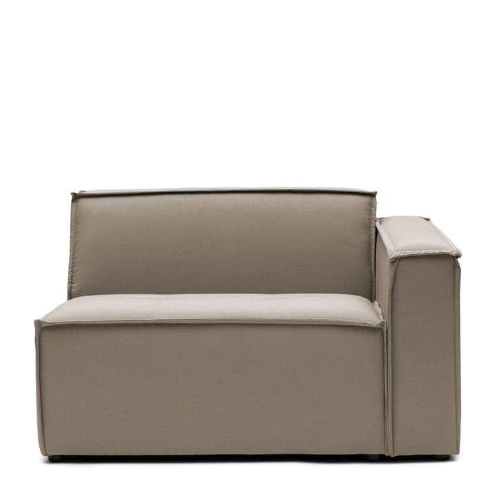 Bellagio Ecksofa für den Außenbereich, rechts, Eiche