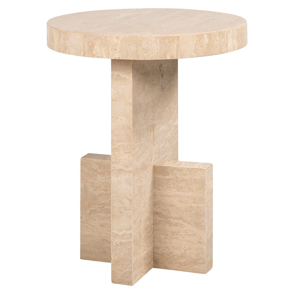 Side table Biltmore Italian Travertine (Beige)
